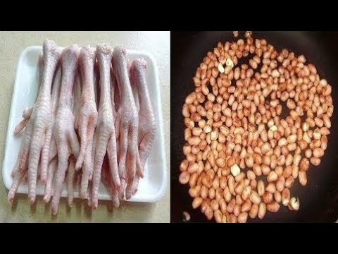 Chân gà và đậu phộng